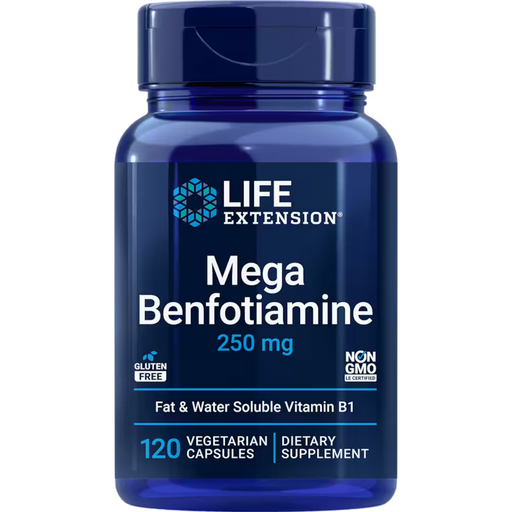 Life Extension Mega Benfotiamine 250 mg - 120 Vegetarian Capsules - Health As It Ought to Be