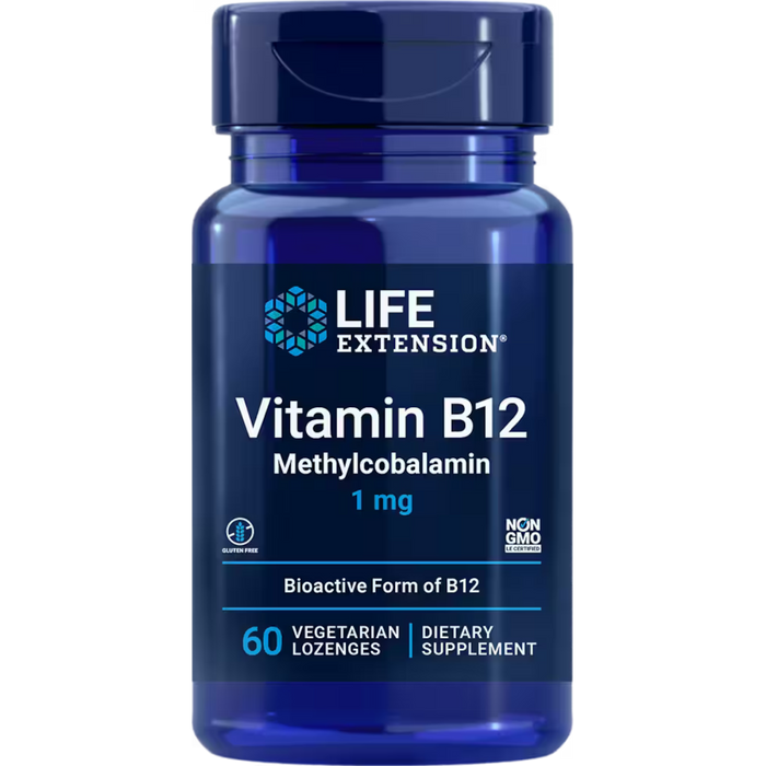 Life Extension Methyl-Cobalamin 1 mg - 60 Vegetarian Lozenges - Health As It Ought to Be