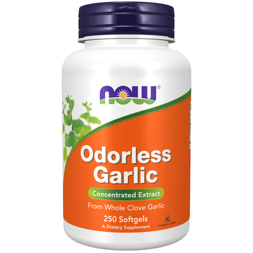 Now Foods Odorless Garlic - 250 Softgels - Health As It Ought to Be
