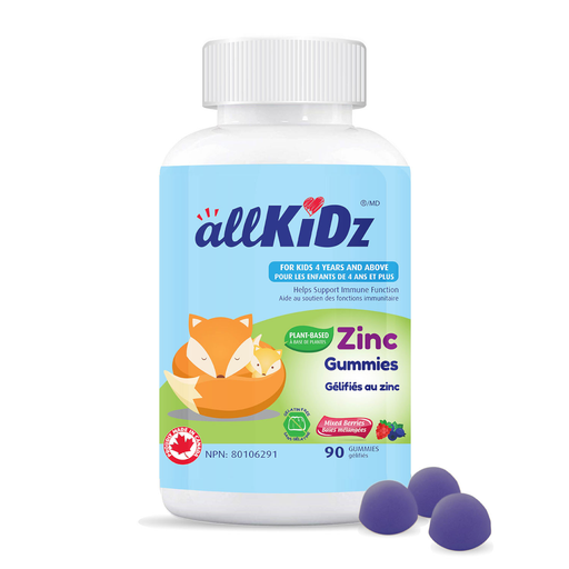 AllKiDz Zinc Gummies - 90 Gummies - Health As It Ought to Be