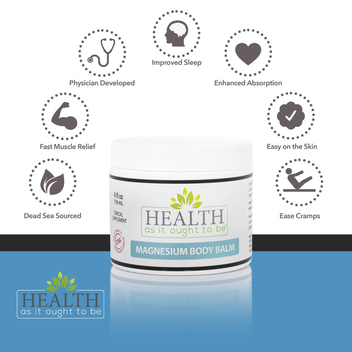 HAIOTB Magnesium Body Balm - Health As It Ought to Be