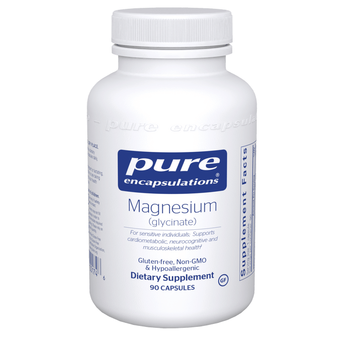 Pure Encapsulations Magnesium Glycinate - 90 Capsules - Health As It Ought to Be