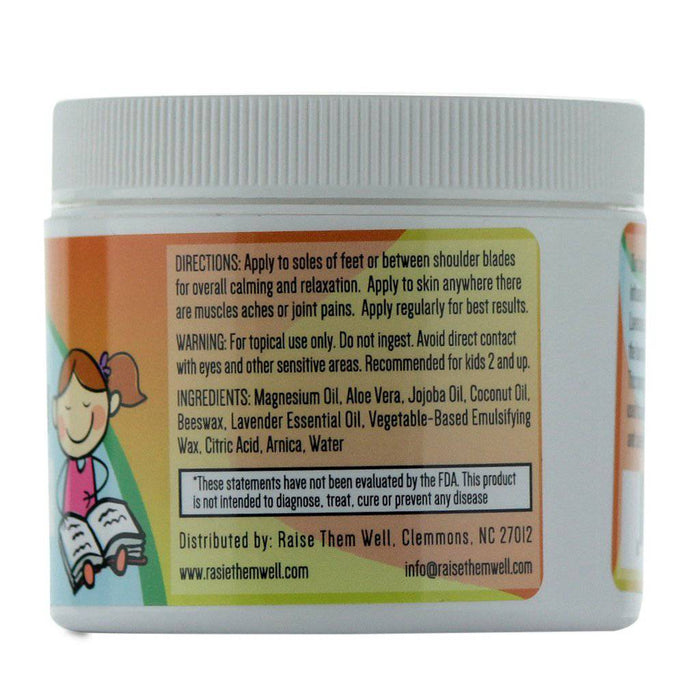 Raise Them Well Kid-Safe Calming Magnesium Oil Balm - 4 fl. oz. - Health As It Ought to Be
