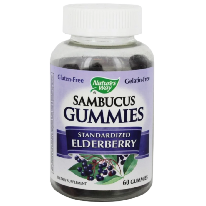 Nature's Way Sambucus Gummies - 60 Gummies - Health As It Ought to Be