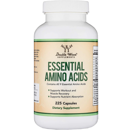 Double Wood Supplements Essential Amino Acids - 225 Capsules - Health As It Ought to Be