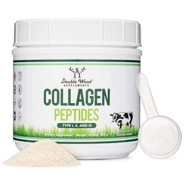 Double Wood Supplements Collagen Peptides - 16 oz.