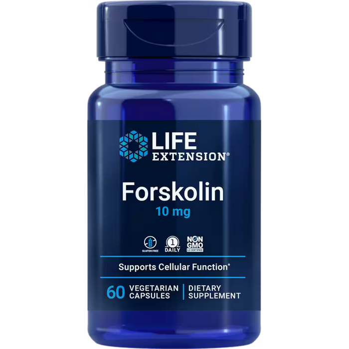 Life Extension Forskolin 10 mg - 60 Vegetarian Capsules - Health As It Ought to Be