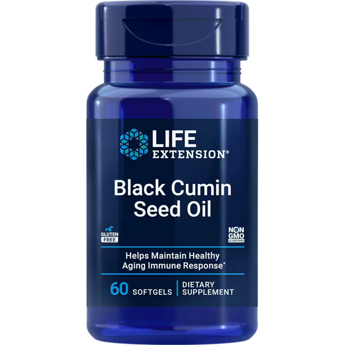 Life Extension Black Cumin Seed Oil - 60 Softgels - Health As It Ought to Be