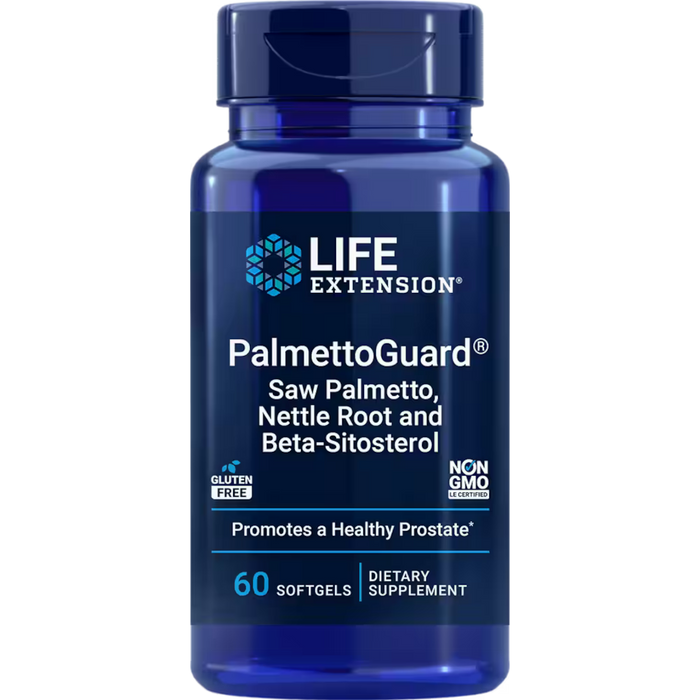 Life Extension PalmettoGuard® Saw Palmetto, Nettle Root and Beta-Sitosterol - 60 Softgels - Health As It Ought to Be