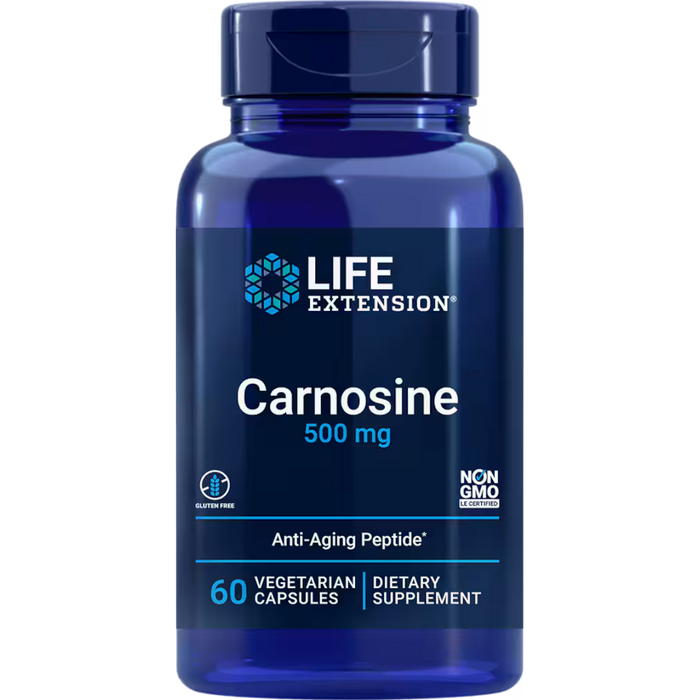 Life Extension Carnosine 500 mg - 60 Vegetarian Capsules