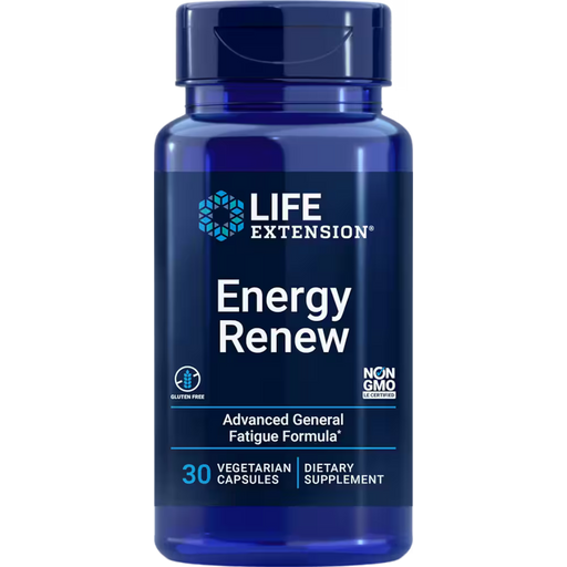 Life Extension Energy Renew 200 mg - 30 vegetarian Capsules - Health As It Ought to Be