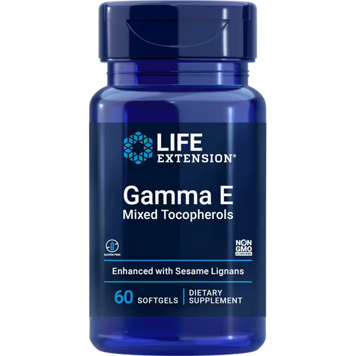 Life Extension Gamma E Mixed Tocopherols - 60 Softgels - Health As It Ought to Be