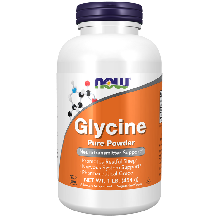 Now Foods Glycine Pure Powder - 1 lb. - Health As It Ought to Be