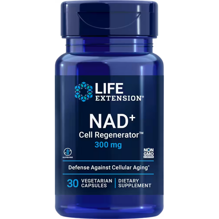 Life Extension NAD+ Cell Regenerator™ 300 mg - 30 Vegetarian Capsules - Health As It Ought to Be