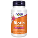 Now Foods Biotin 5000 mcg - 60 Veg Capsules - Health As It Ought to Be