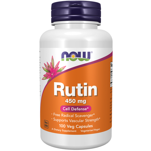 Now Foods Rutin 450 mg - 100 Veg Capsules - Health As It Ought to Be