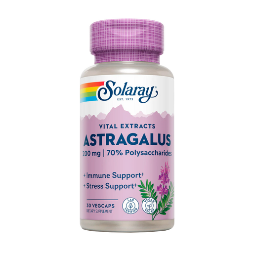 Solaray Astragalus Root Extract 200 mg - 30 Veg Caps - Health As It Ought to Be