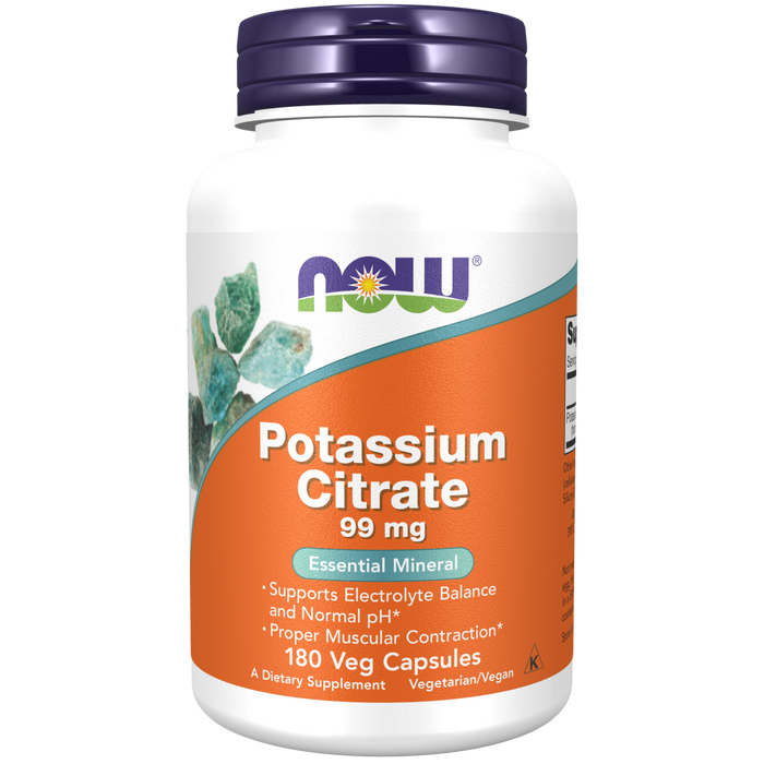 Now Foods Potassium Citrate 99 mg - 180 Capsules