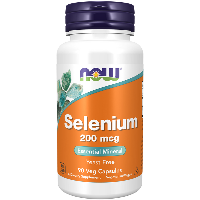 Now Foods Selenium 200 mcg - 90 Veg Capsules - Health As It Ought to Be