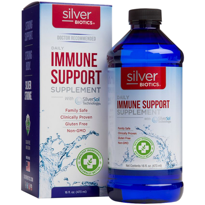 Silver Biotics® Immune Support Supplement 10PPM - 16 oz - Health As It Ought to Be