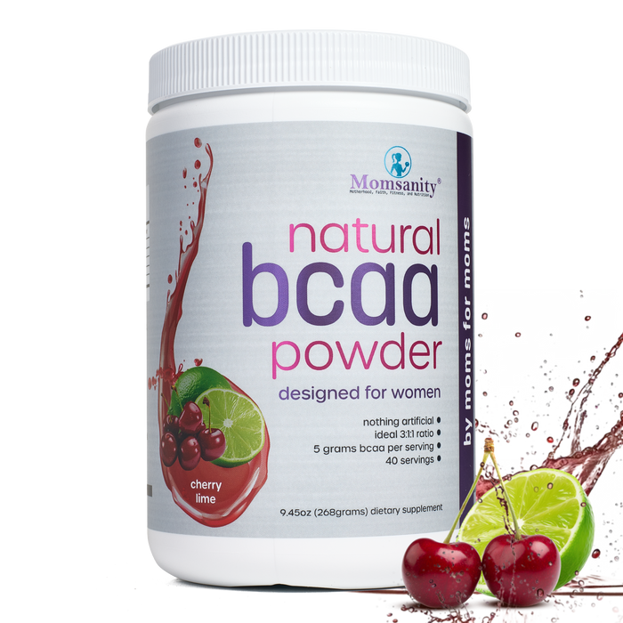 Momsanity Natural BCAA Powder - Naturally Flavored, Sweetened and Colored