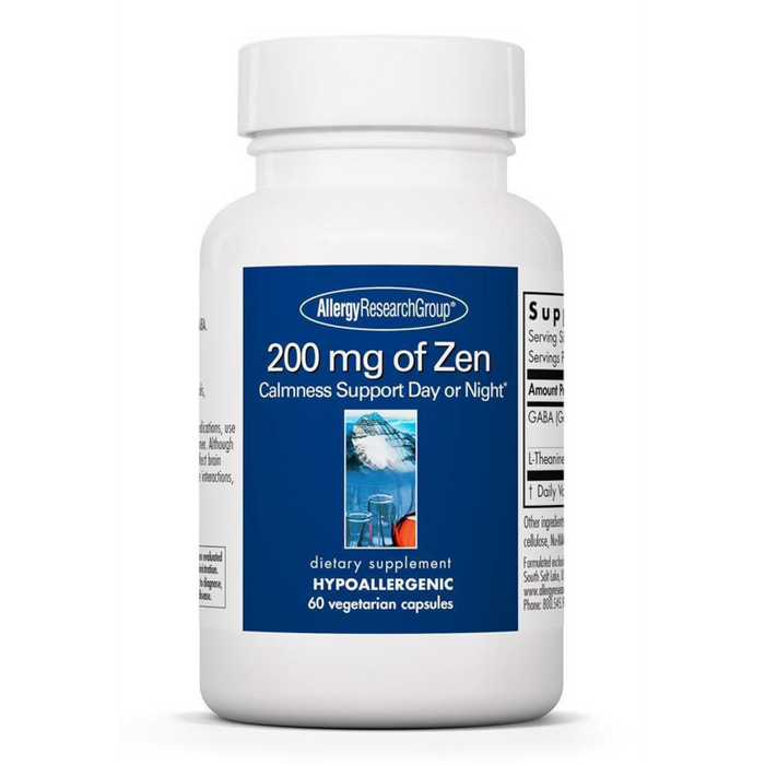 Allergy Research Group 200 mg of Zen - 60 Capsules - Health As It Ought to Be