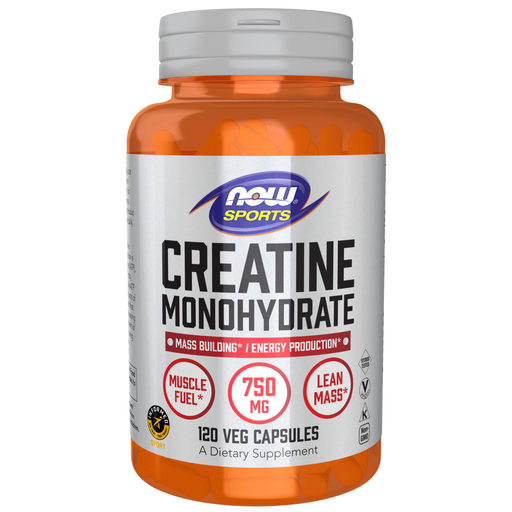 Now Foods Creatine Monohydrate 750 mg - 120 Veg Caps - Health As It Ought to Be