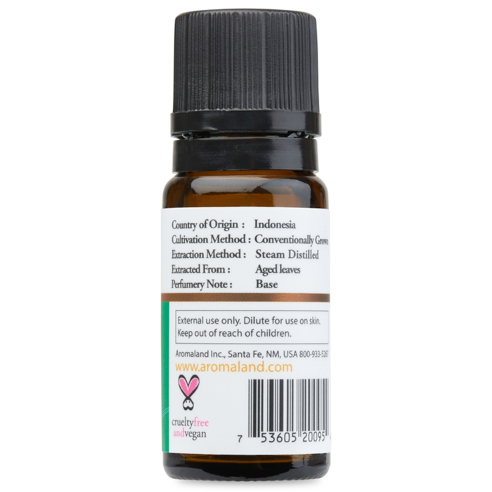 Aromaland Patchouli Essentail Oil (Pogostemon Cablin) - 1/3 oz. - Health As It Ought to Be