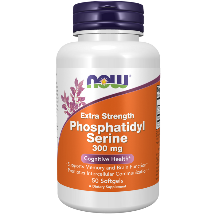 Now Foods Extra Strength Phosphatidyl Serine 300mg - 50 softgels - Health As It Ought to Be