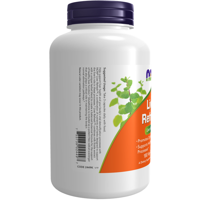 Now Foods Liver Refresh™ - 180 Veg Capsules - Health As It Ought to Be