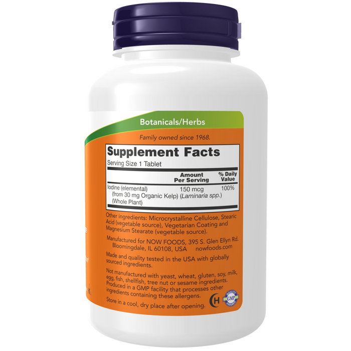 Now Foods Kelp 150 mcg - 200 Tablets - Health As It Ought to Be