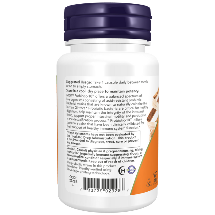 Now Foods Probiotic-10™ 50 Billion - 50 Veg Capsules - Health As It Ought to Be