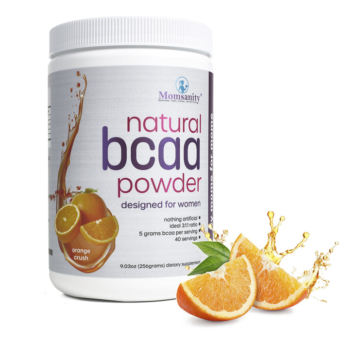 Momsanity Natural BCAA Powder - Naturally Flavored, Sweetened and Colored