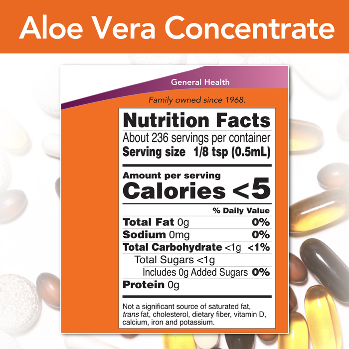 Now Foods Aloe Vera Concentrate - 4 fl oz.