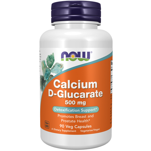 Now Foods Calcium D-Glucarate 500 mg - 90 Veg Capsules - Health As It Ought to Be