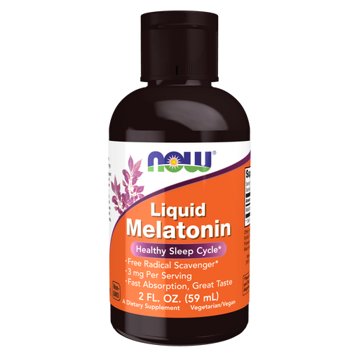 Now Foods Liquid Melatonin 3 mg - 2 fl oz. - Health As It Ought to Be