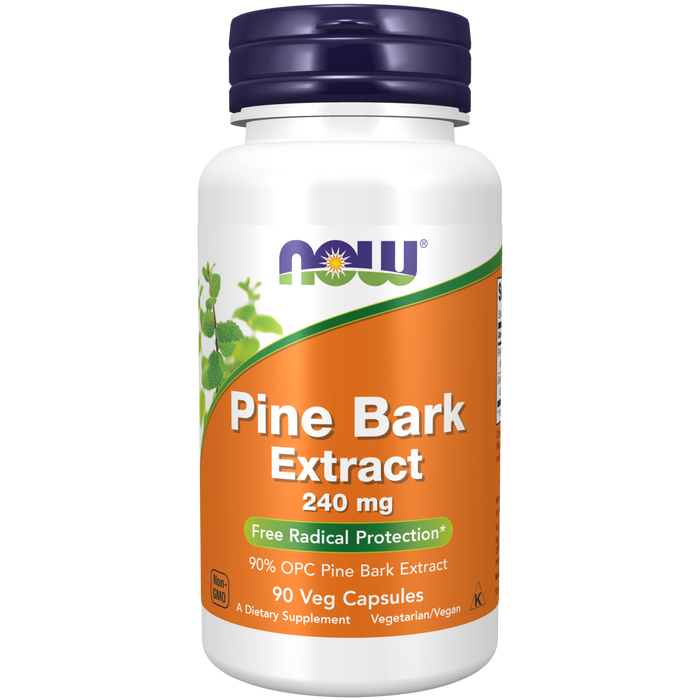 zSTACY Now Foods Pine Bark Extract 240 mg - 90 Veg Capsules - Health As It Ought to Be