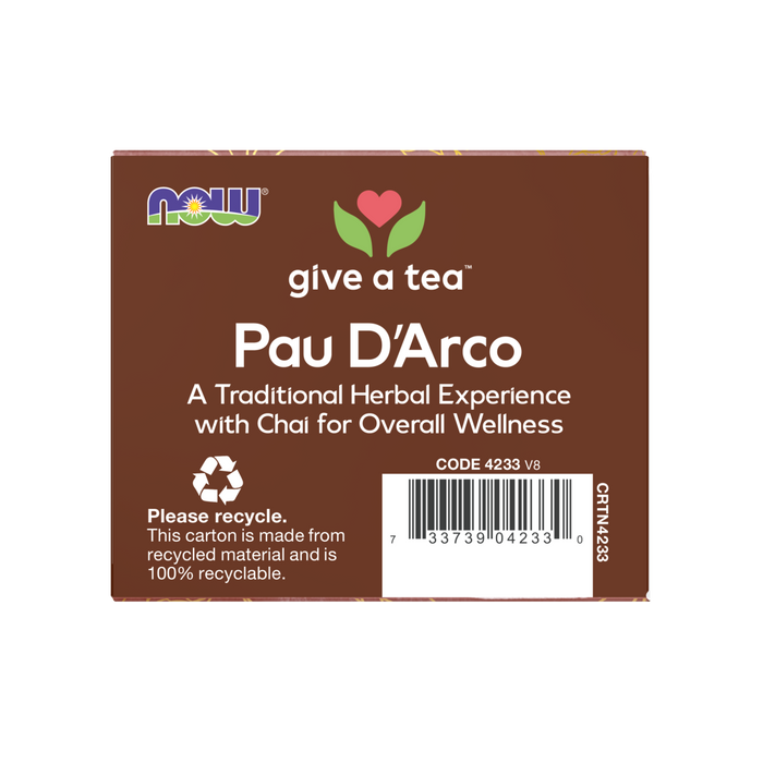 Now Foods Pau D'Arco Tea - 24 Tea Bags