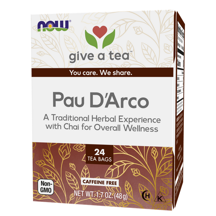 Now Foods Pau D'Arco Tea - 24 Tea Bags