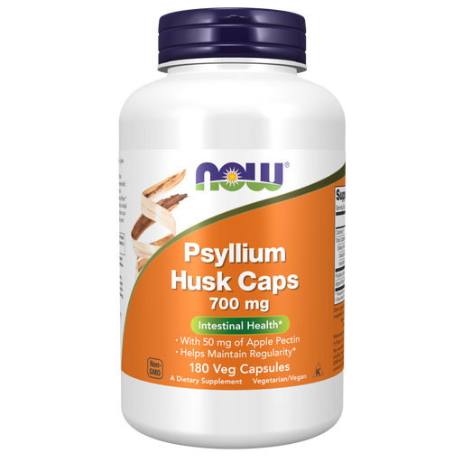 Now Foods Psyllium Husk 700 mg - 180 Veg Capsules - Health As It Ought to Be