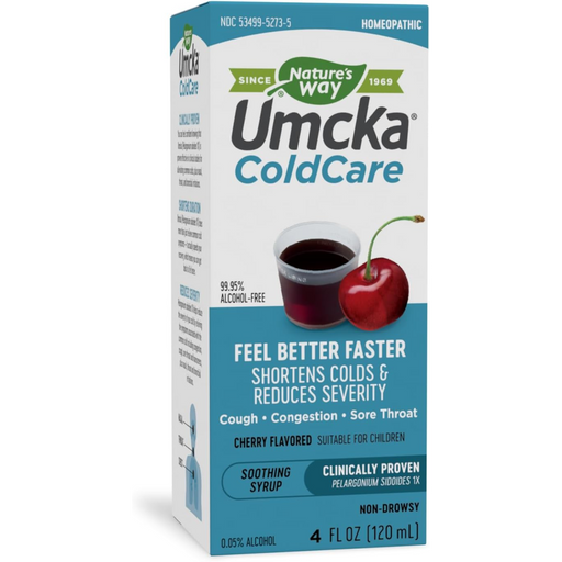 Nature's Way Umcka ColdCare Adult Cherry Syrup - 4 oz. - Health As It Ought to Be