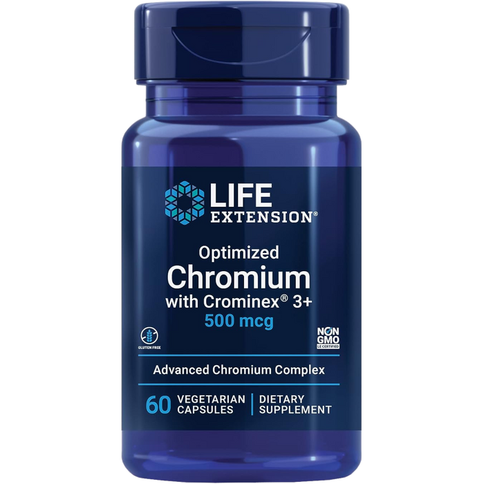 Life Extension Optimized Chromium with Crominex - 60 Vegetarian Capsules - Health As It Ought to Be