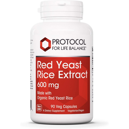 Protocol for Life Balance Red Yeast Rice 600mg - 90 Capsules - Health As It Ought to Be