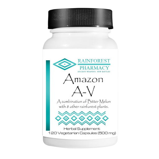 zSTACY Rainforest Pharmacy Amazon A-V 500 mg - 120 Vegetarian Capsules - Health As It Ought to Be