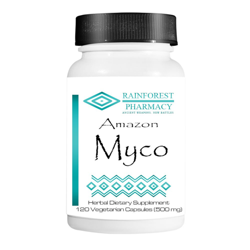 Rainforest Pharmacy MYCO 650 mg - 120 Vegetarian Capsules - Health As It Ought to Be