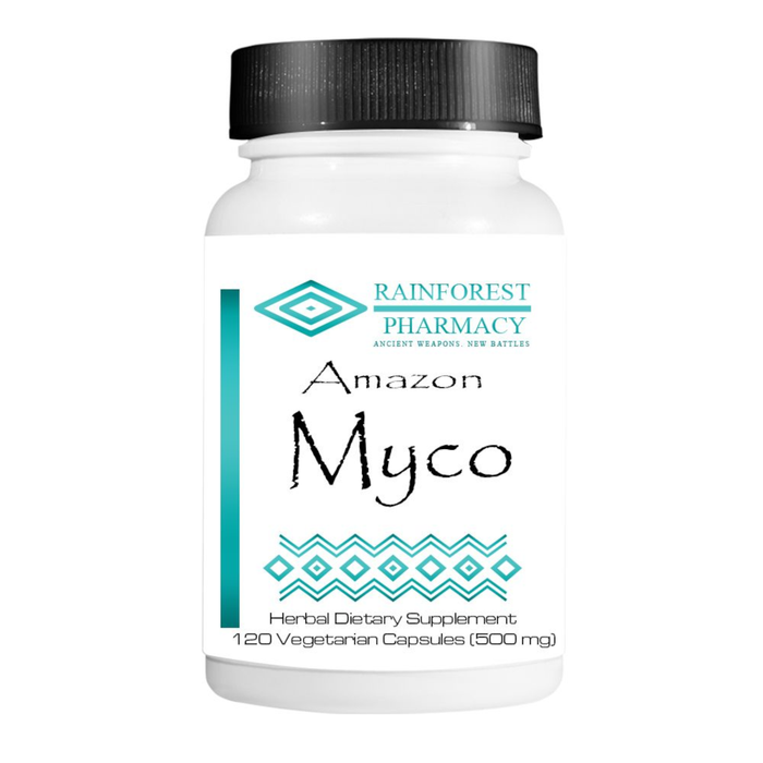 Rainforest Pharmacy MYCO 650 mg - 120 Vegetarian Capsules - Health As It Ought to Be