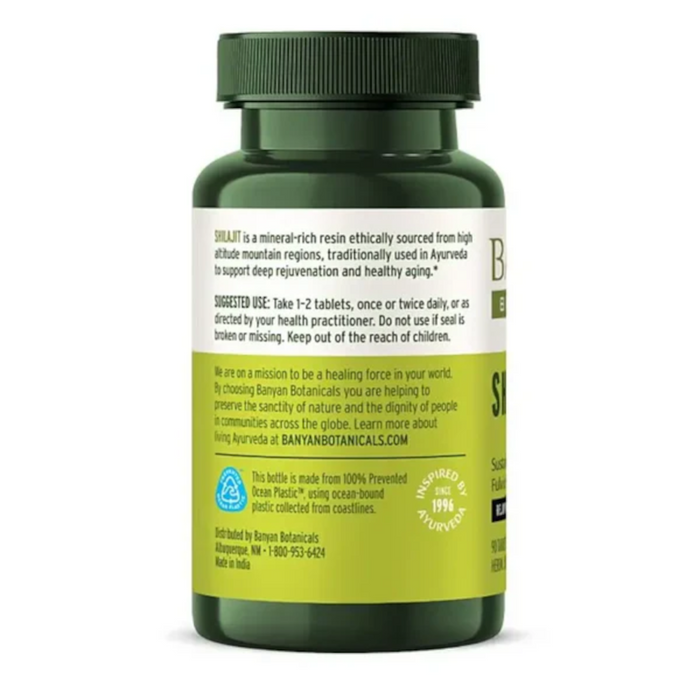 Banyan Botanicals Shilajit - 90 Tablets