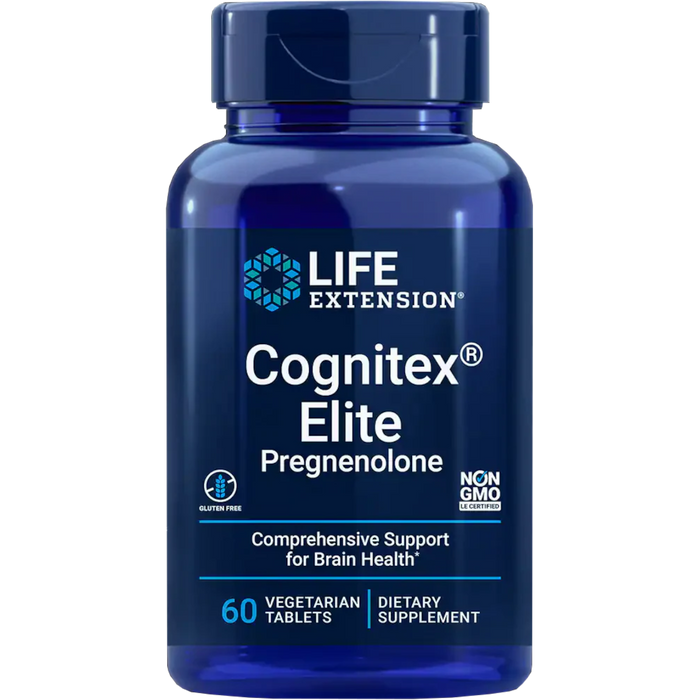 Life Extension Cognitex Elite - 60 Vegetarian Tablets - Health As It Ought to Be