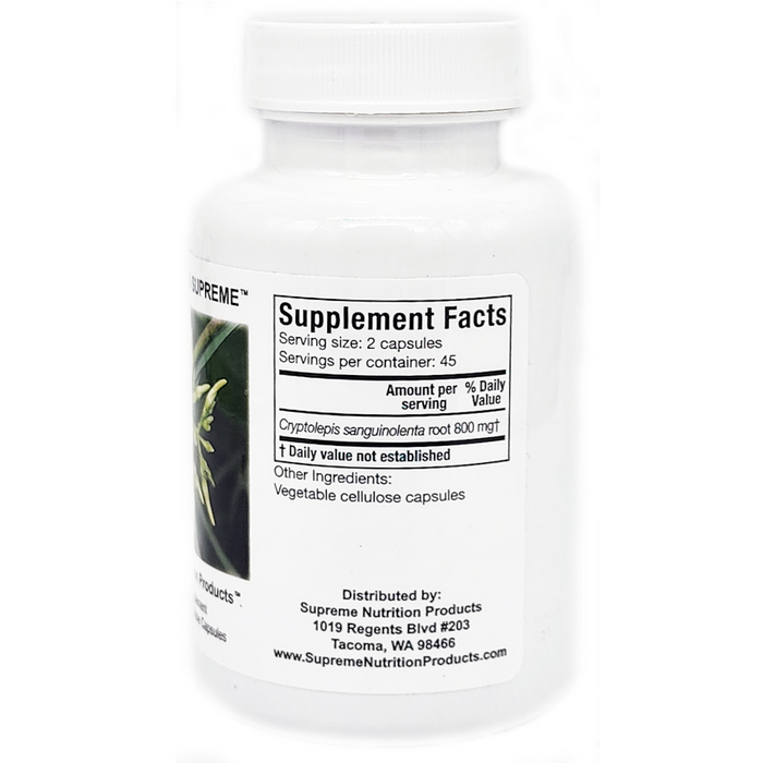 Supreme Nutrition Cryptolepis Supreme 800 mg - 90 Capsules