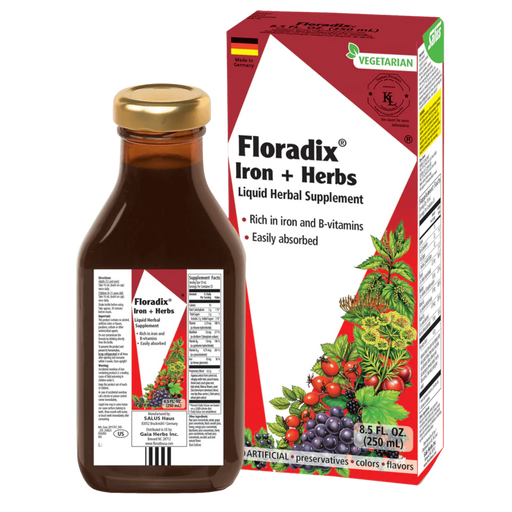 Flora Floradix Iron + Herbs - 8.5 oz. - Health As It Ought to Be
